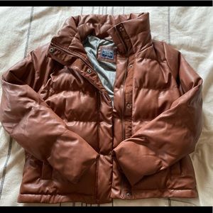 Abercrombie & Fitch faux leather jacket